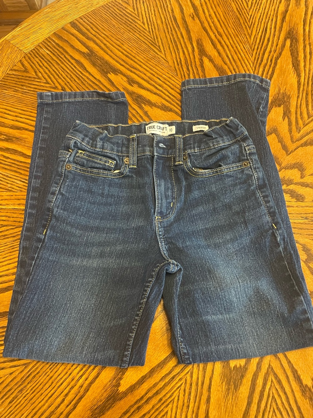 Boys True Craft Dark Blue  Denim Jeans Size 10